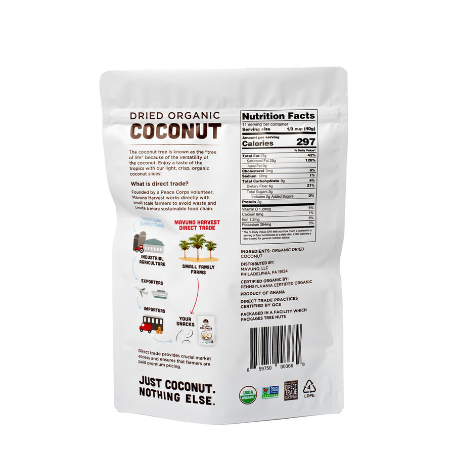 Mavuno Harvest Organic Dried Coconut - 1 Pound