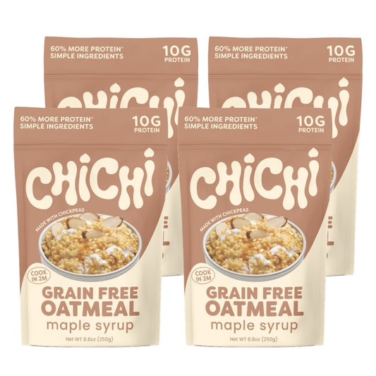 ChiChi ChickPea Hot Cereal - Maple Syrup (4-Pack)