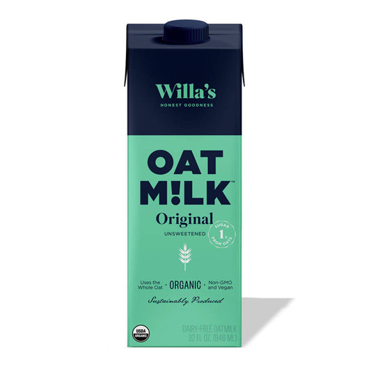 Unsweetened Original Organic Vegan Oat Milk (Pack)