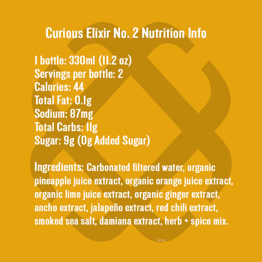 Curious Elixir No. 2 - Pineapple Margarita Mocktail (Pack)