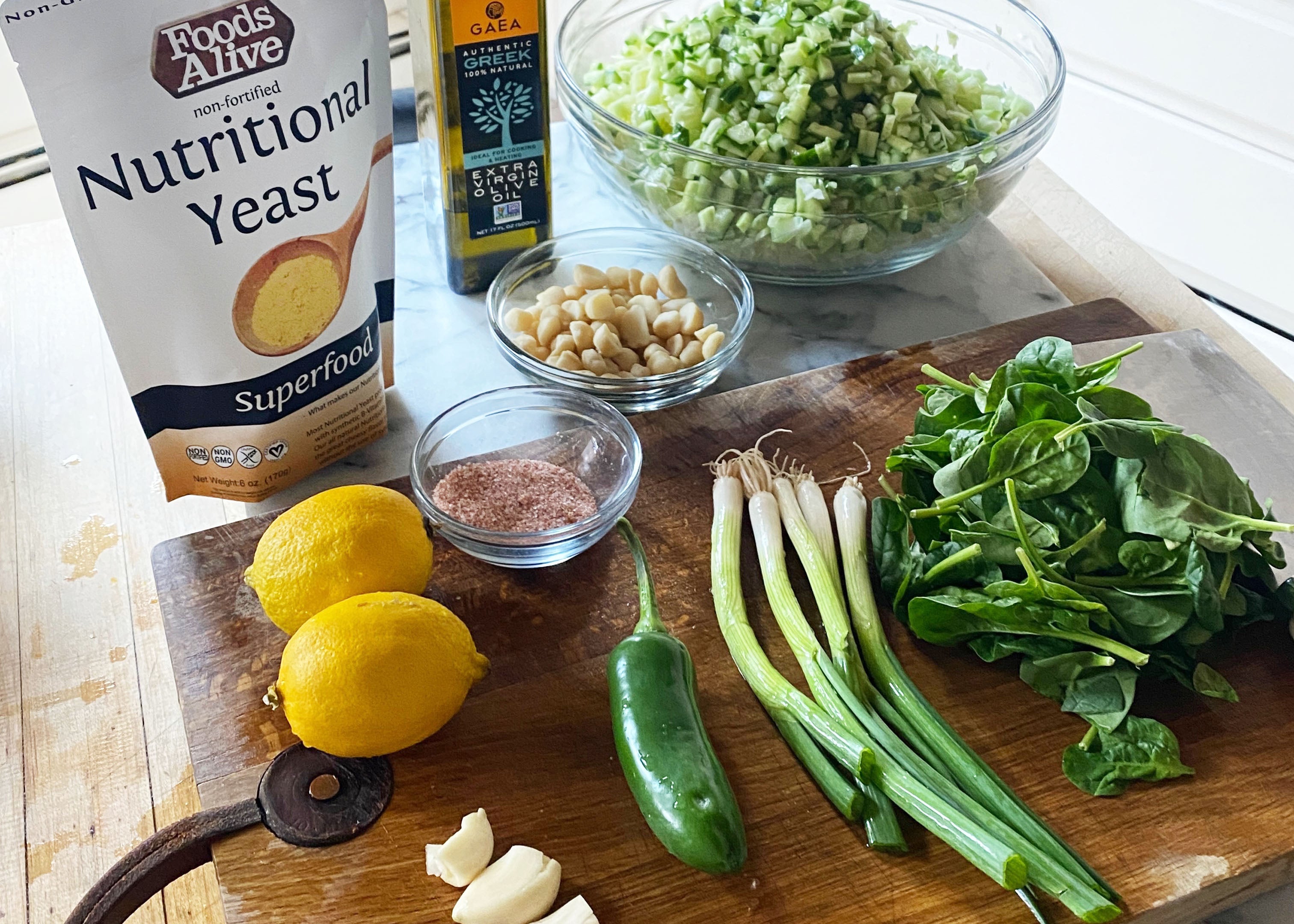 TikTok Green Goddess Salad Recipe (Spicy Edition)