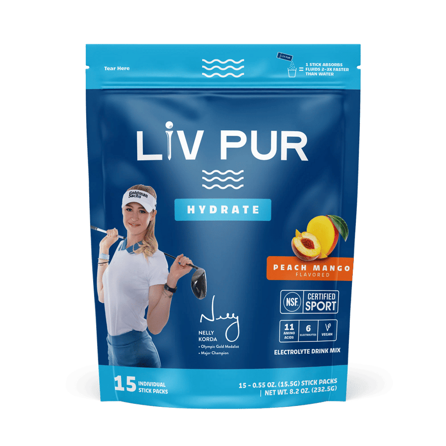 LivPur Nutrition Peach Mango Hydration (15 Servings)