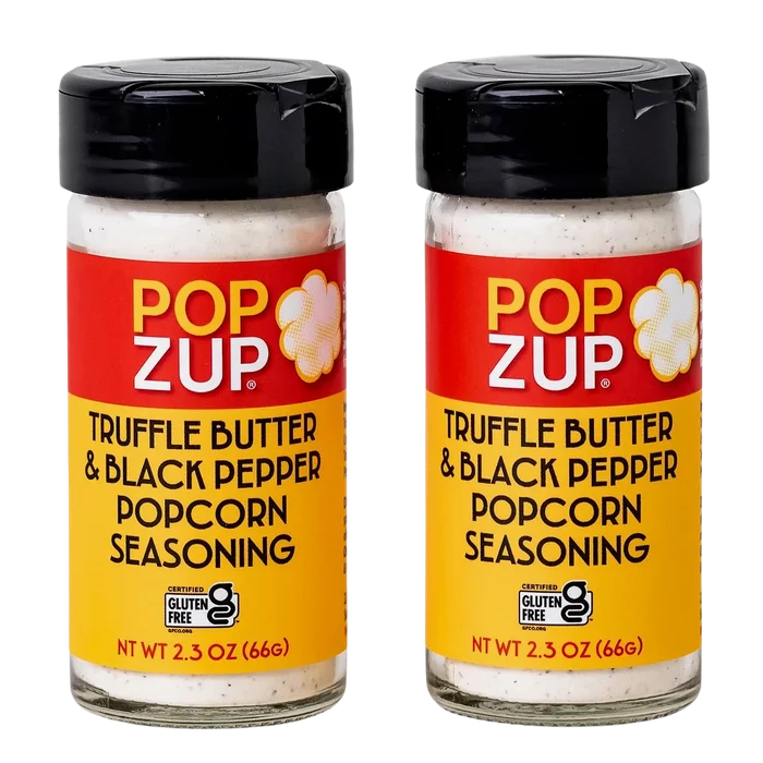 Truffle Butter & Black Pepper Popcorn Seasoning (2-pack)