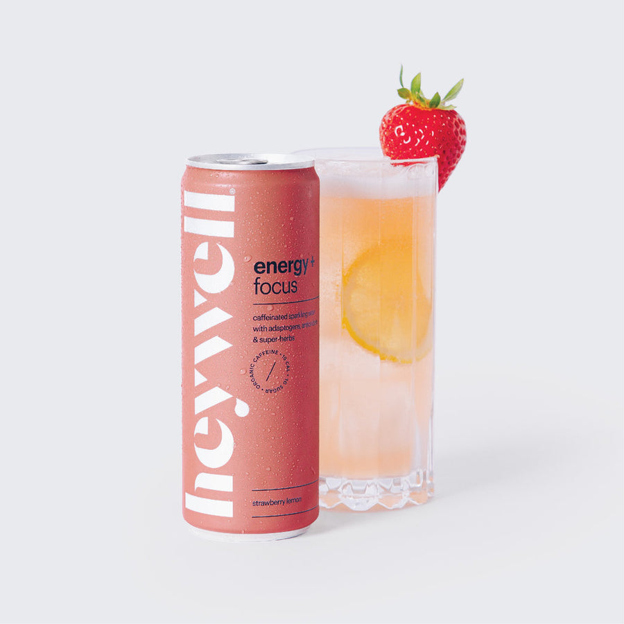 Heywell Energy + Focus: Strawberry Lemon (12 Pack)
