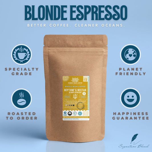 Blonde Espresso | Whole Bean Coffee 〰 Neptune's Nectar