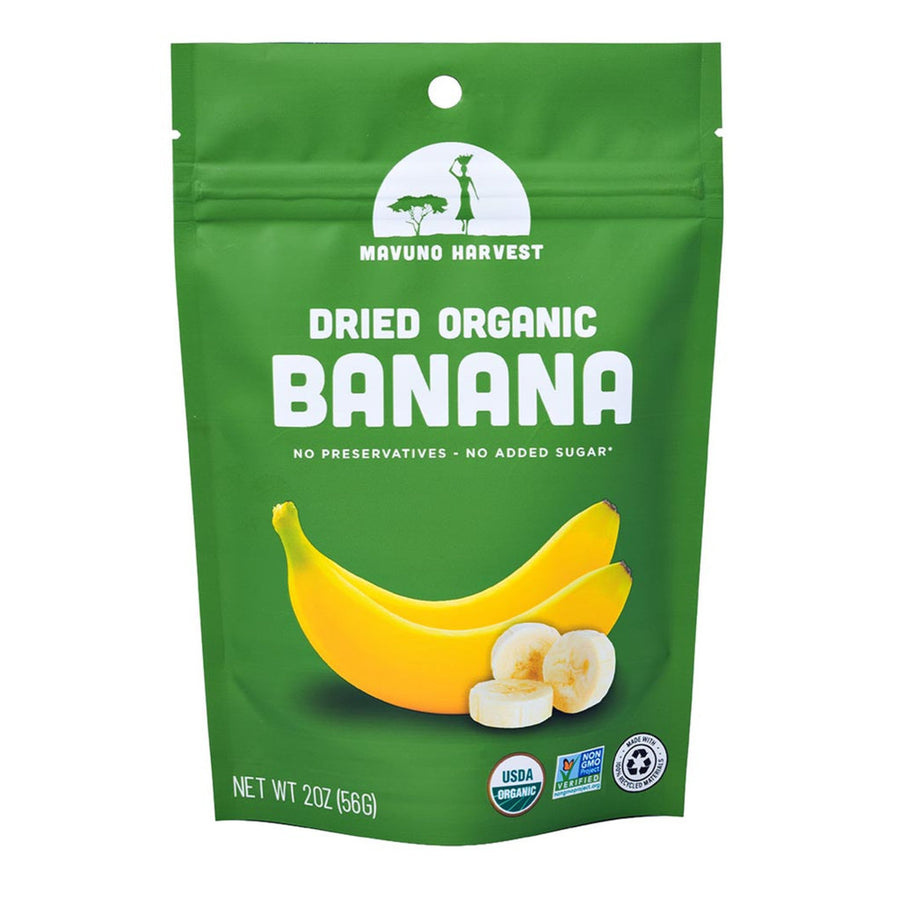 Mavuno Harvest Organic Dried Banana (6-Pack)