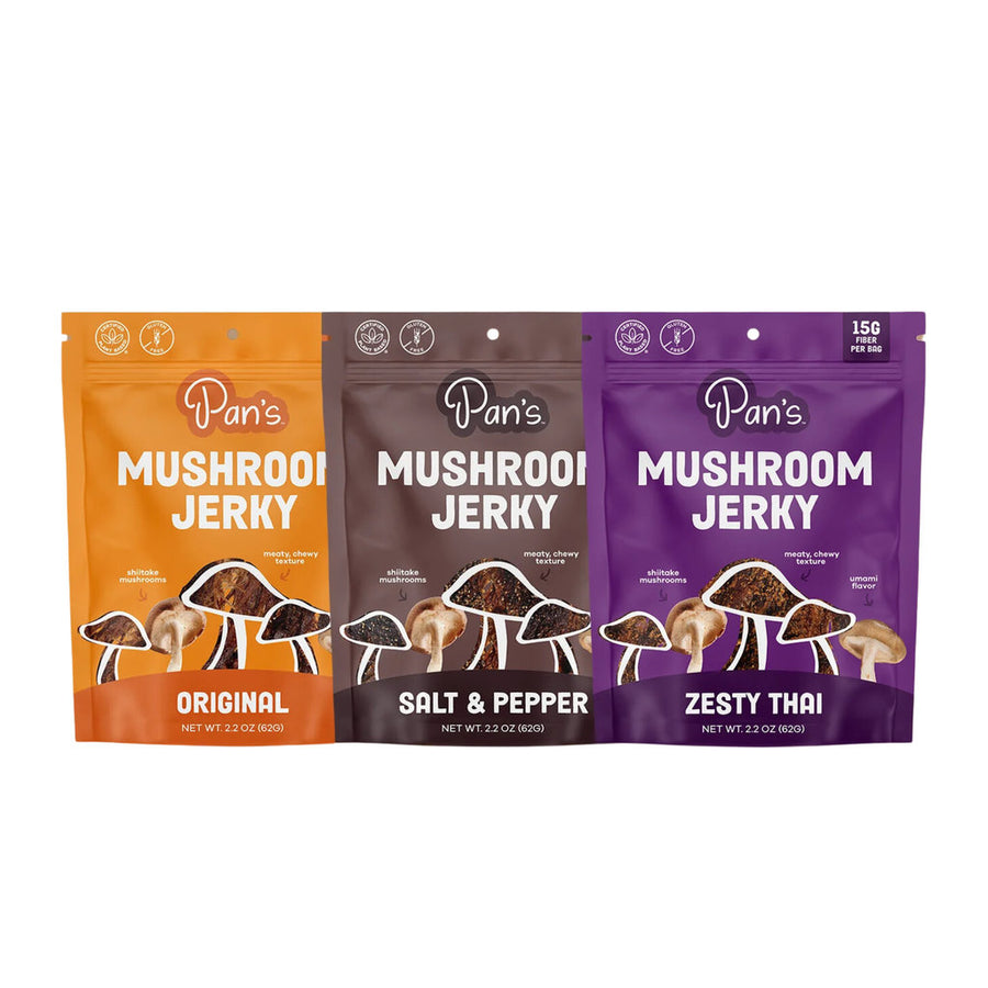 Mushroom Jerky Variety Pack (3-Pack)