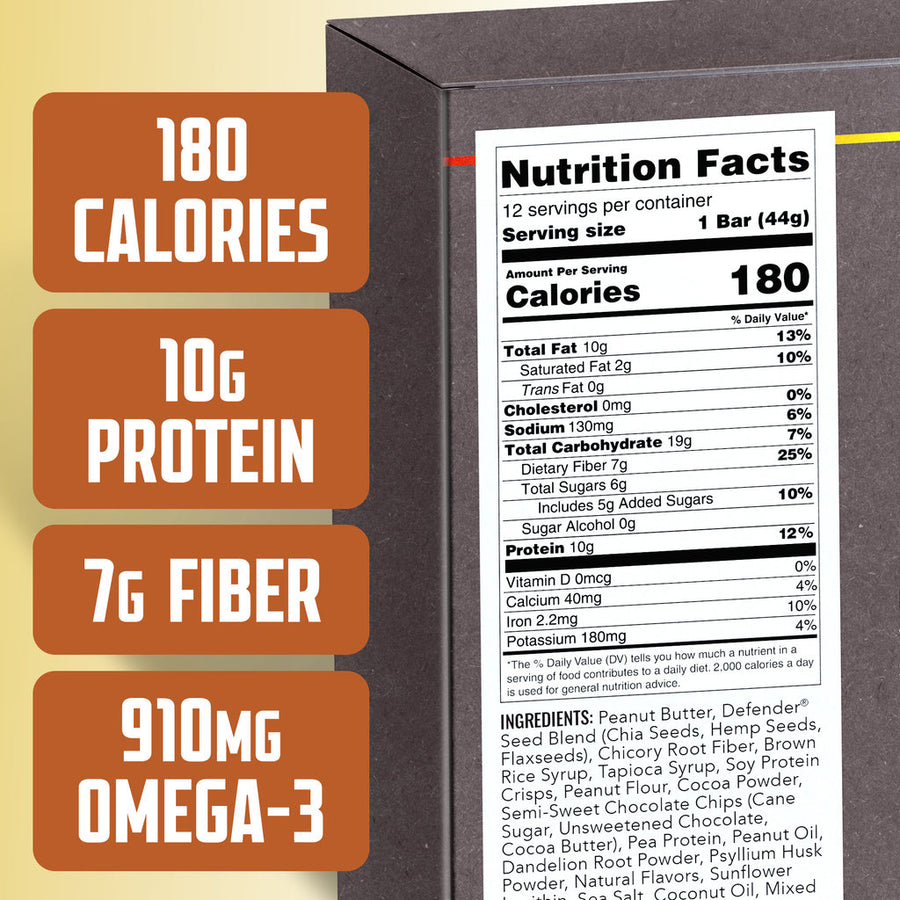 Peanut Butter Chocolate Protein Bar (12-Pack)