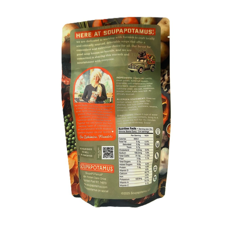 Gimme Some Curry Dehydrated Soup - Vegan, Gluten-Free (Pack)