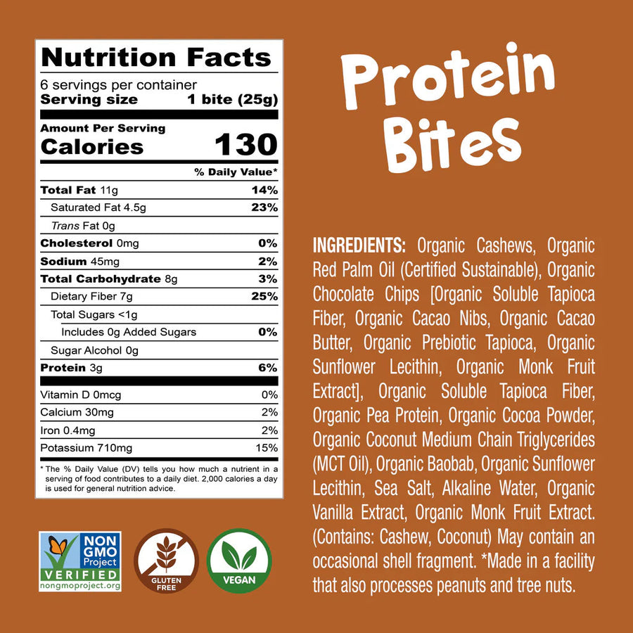 Protein Bites - Double Dark Chocolate Cookie Dough (2-pack)