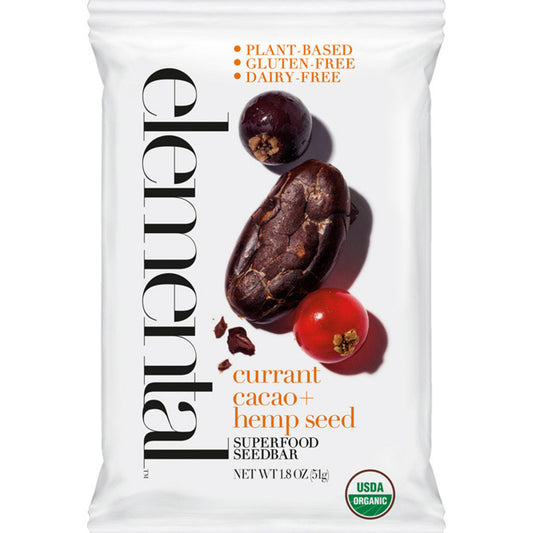 Currant Cacao + Hemp Seed Seedbar (12-pack)