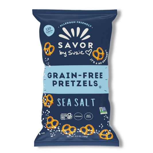 Sea Salt Grain Free Pretzels (4-Pack)