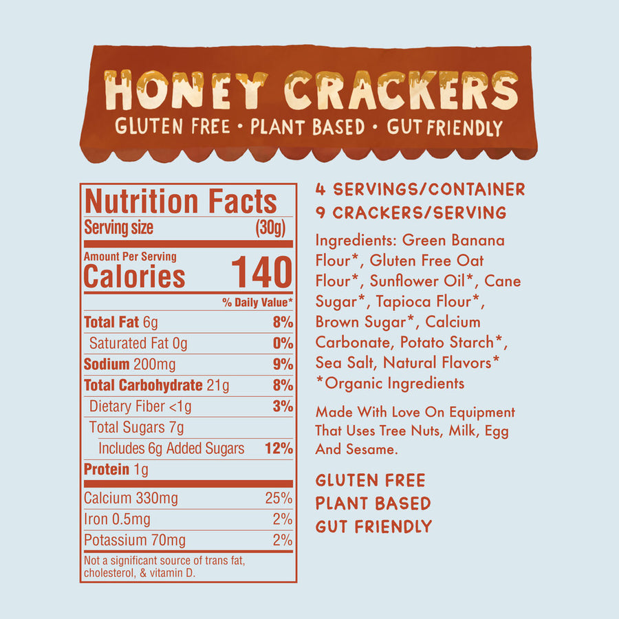 Honey Graham Crackers - 4 oz (Pack)