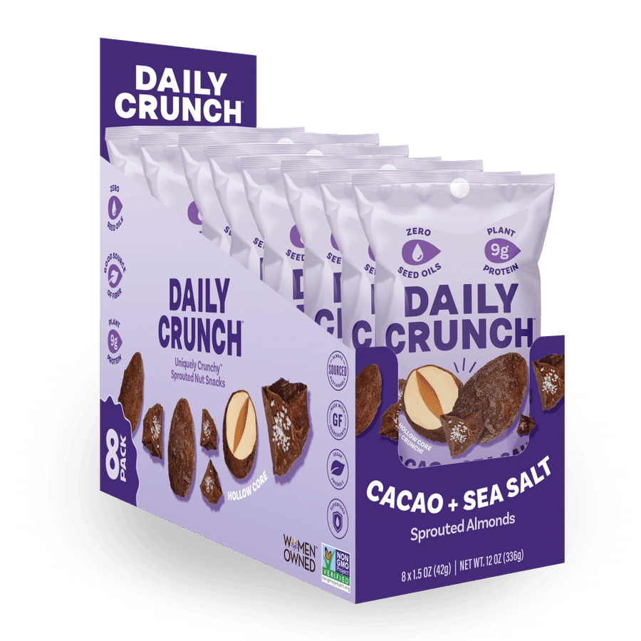 Cocoa + Sea Salt Sprouted Almonds, Single Serve (8-pack)