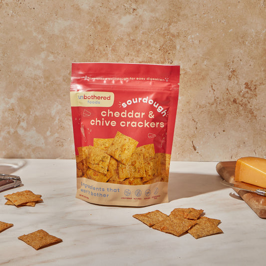Cheddar & Chive Sourdough Crackers (2-pack)