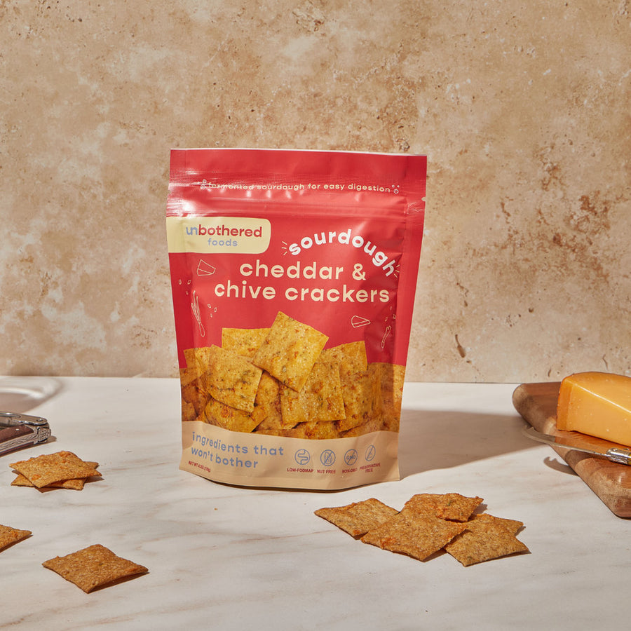 Cheddar & Chive Sourdough Crackers (2-pack)