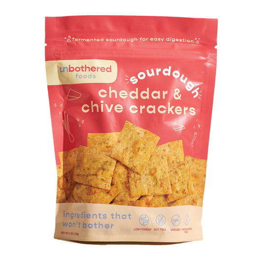 Cheddar & Chive Sourdough Crackers (2-pack)
