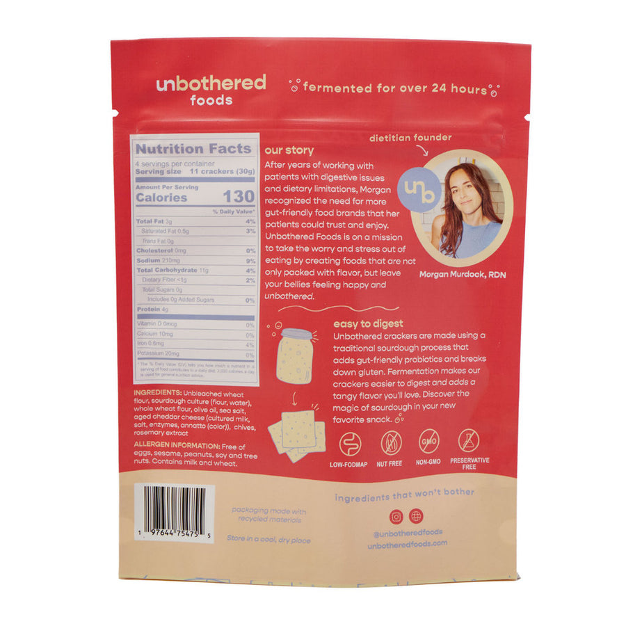 Cheddar & Chive Sourdough Crackers (2-pack)