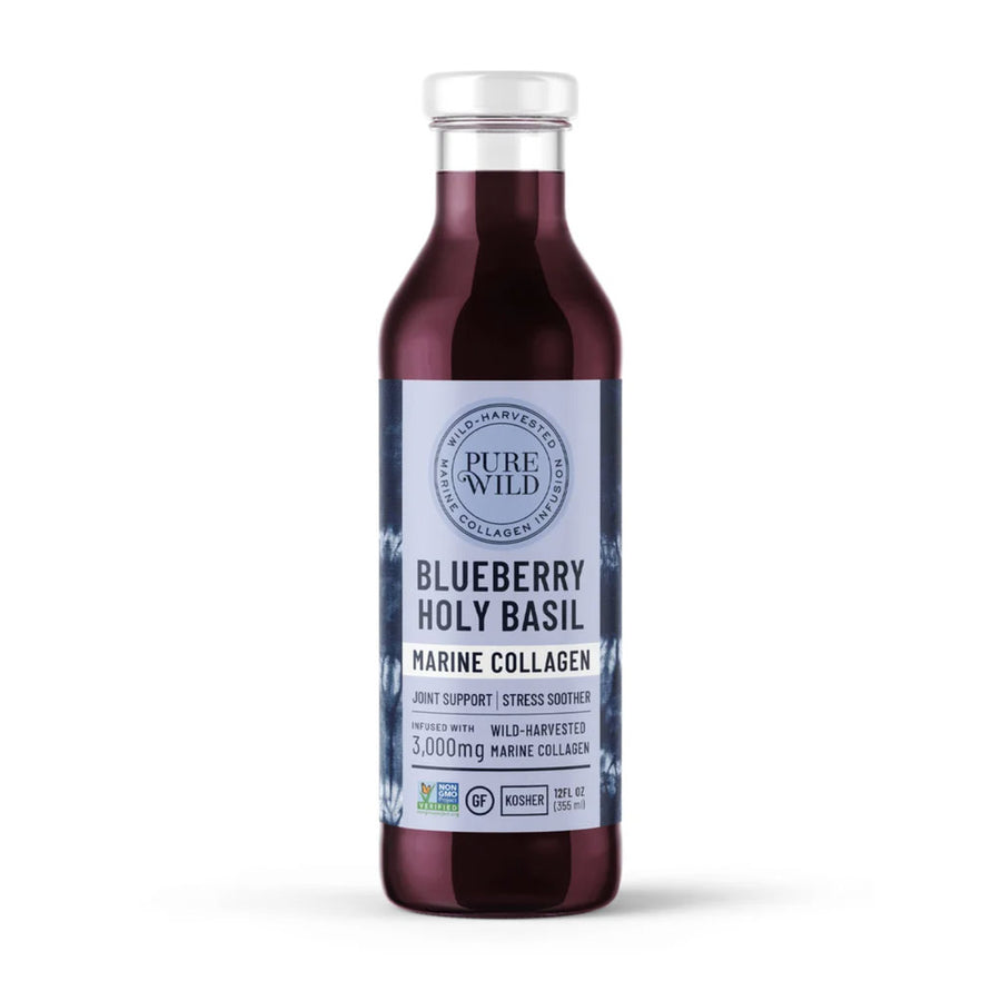 Blueberry Holy Basil Marine Collagen Drink (12-Pack)