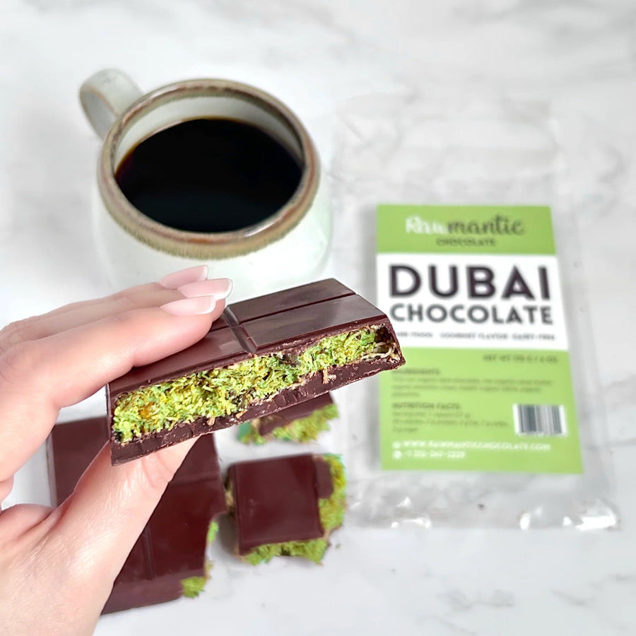 Dubai Chocolate - Pistachio Chocolate Bar (Pack)