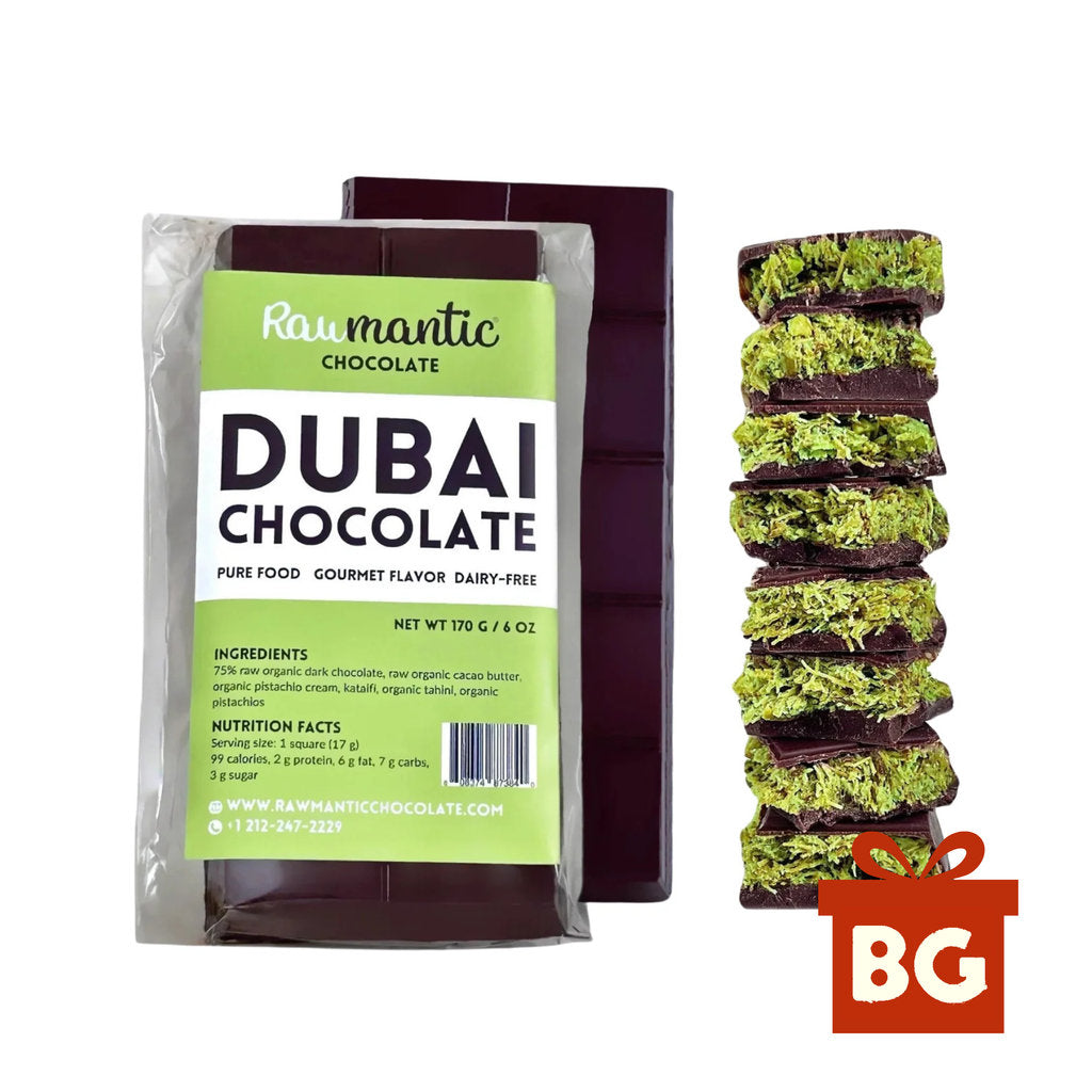 Dubai Chocolate - Pistachio Chocolate Bar - 170g