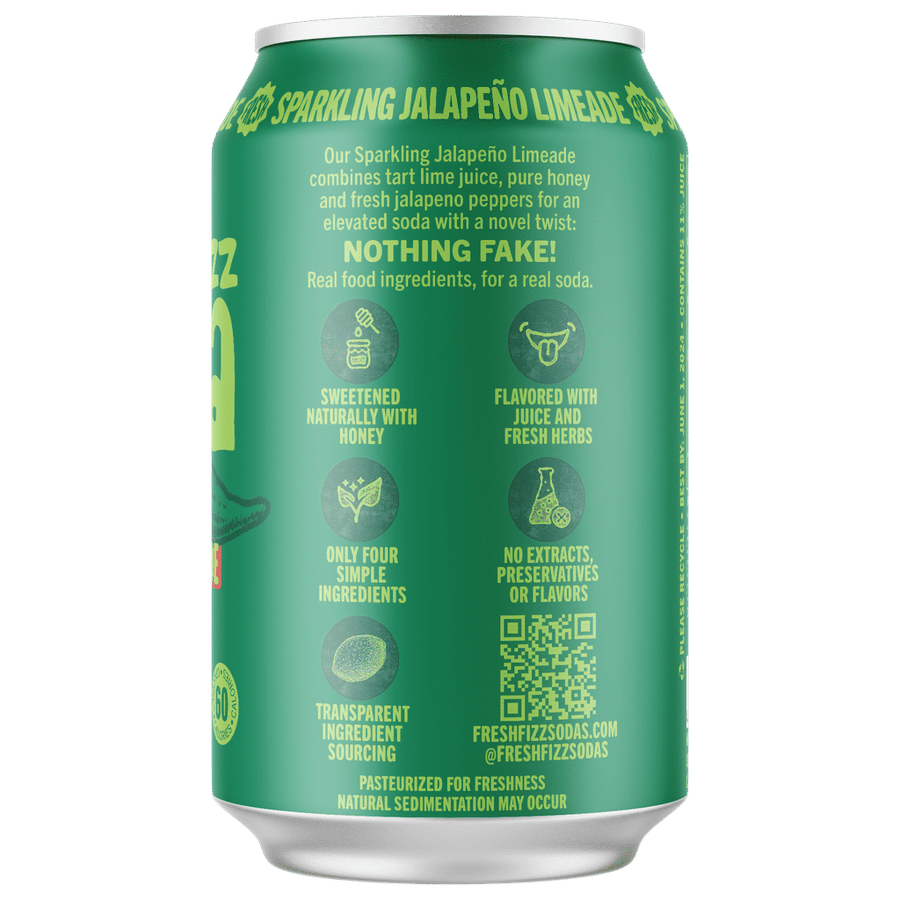 Sparkling Jalapeño Limeade (12-Pack)