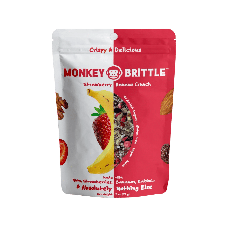 Monkey Brittle - Strawberry Banana Crunch (6-pack)