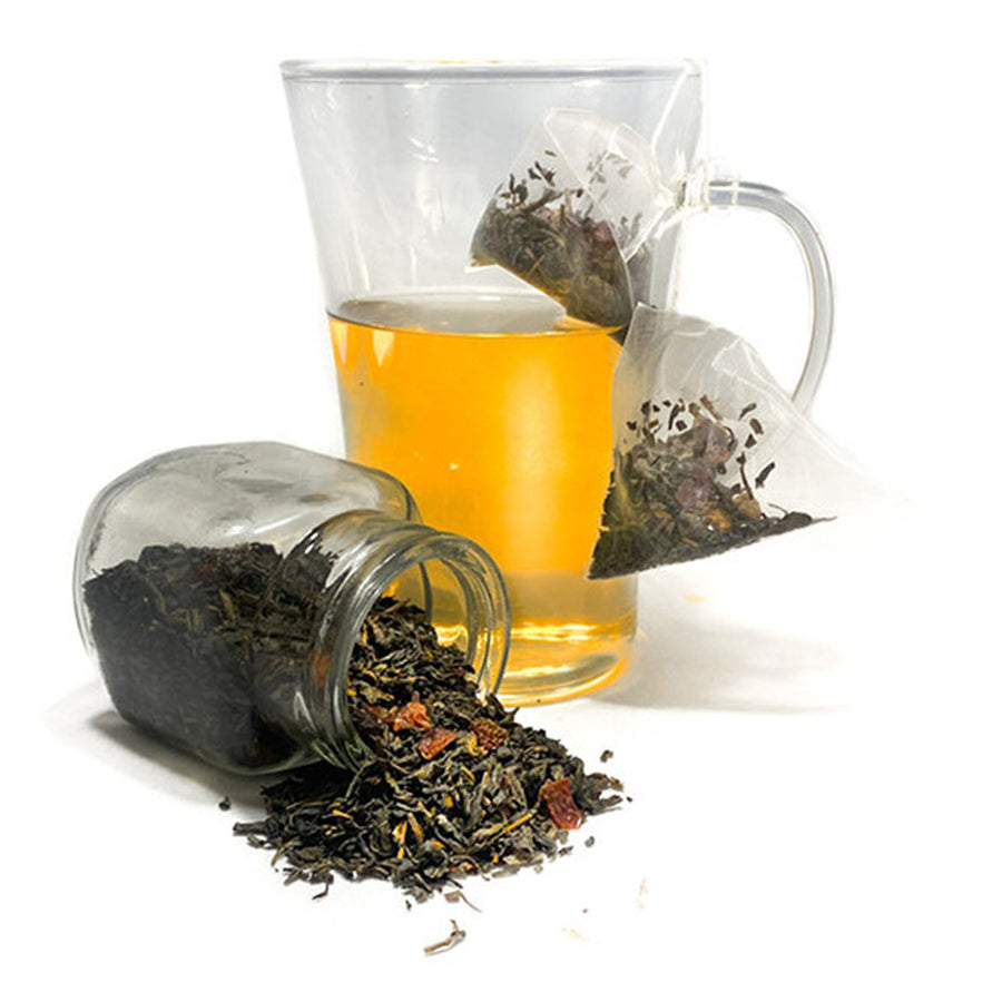 100% Organic Green Tea with Citrus and Gingko - Tea Tin