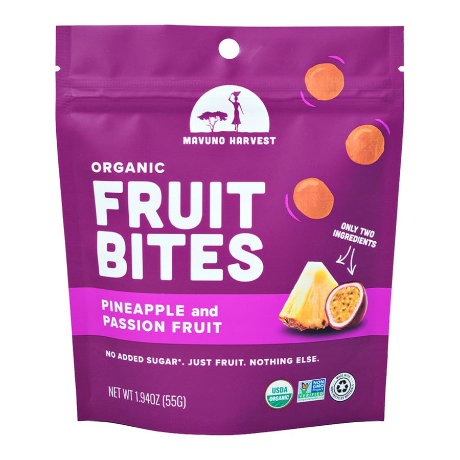 Mavuno Harvest Pineapple & Passionfruit Fruit Bites (8-Pack)