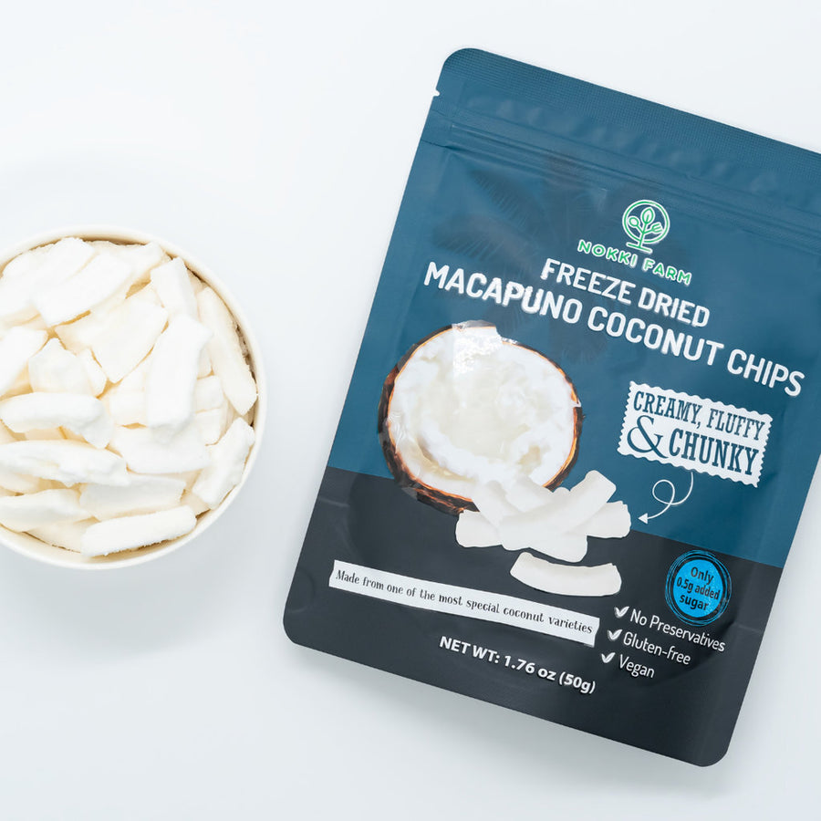 Freeze Dried Macapuno Coconut Chips (Pack)