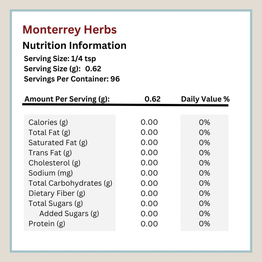 Monterrey Herbs Spice Blend