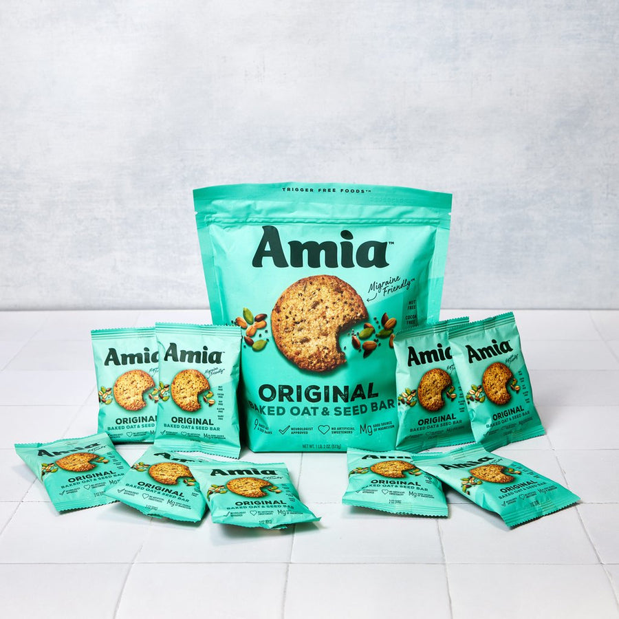 Amia Original Baked Oat and Seed Bar (9-Pack)