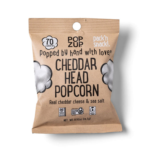 Cheddar Head Popcorn-Non-GMO, Gluten Free (12-pack)