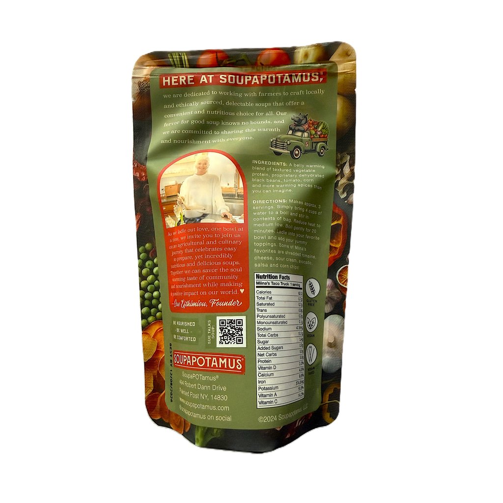 Taco Truck Dehydrated Soup - Gluten Free, Vegan (Pack)