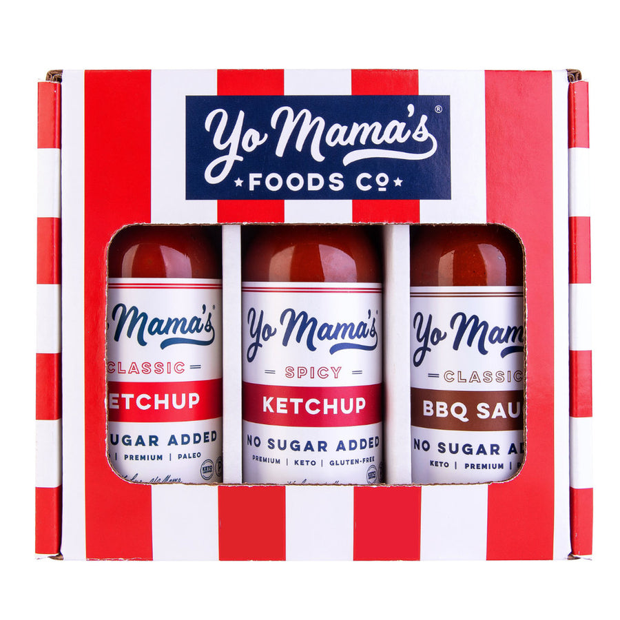 Yo Mama's Classic KETO Condiment Gift Set (3-Pack)