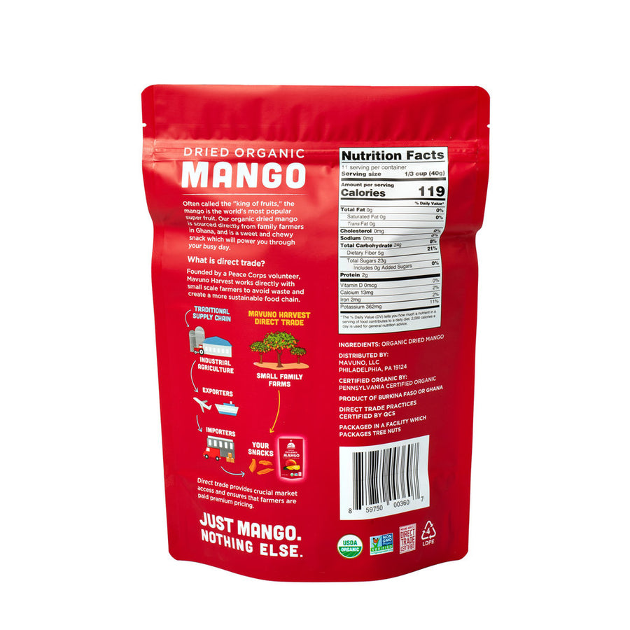 Mavuno Harvest Organic Dried Mango - 1 Pound