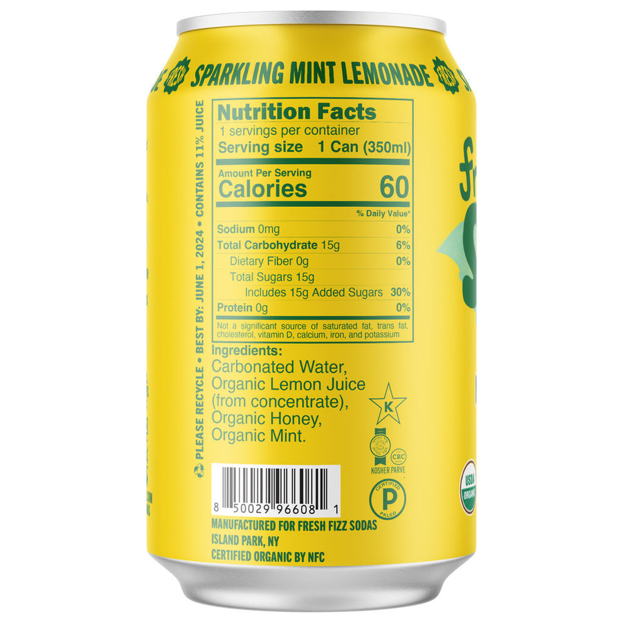 Sparkling Mint Lemonade (12-Pack)