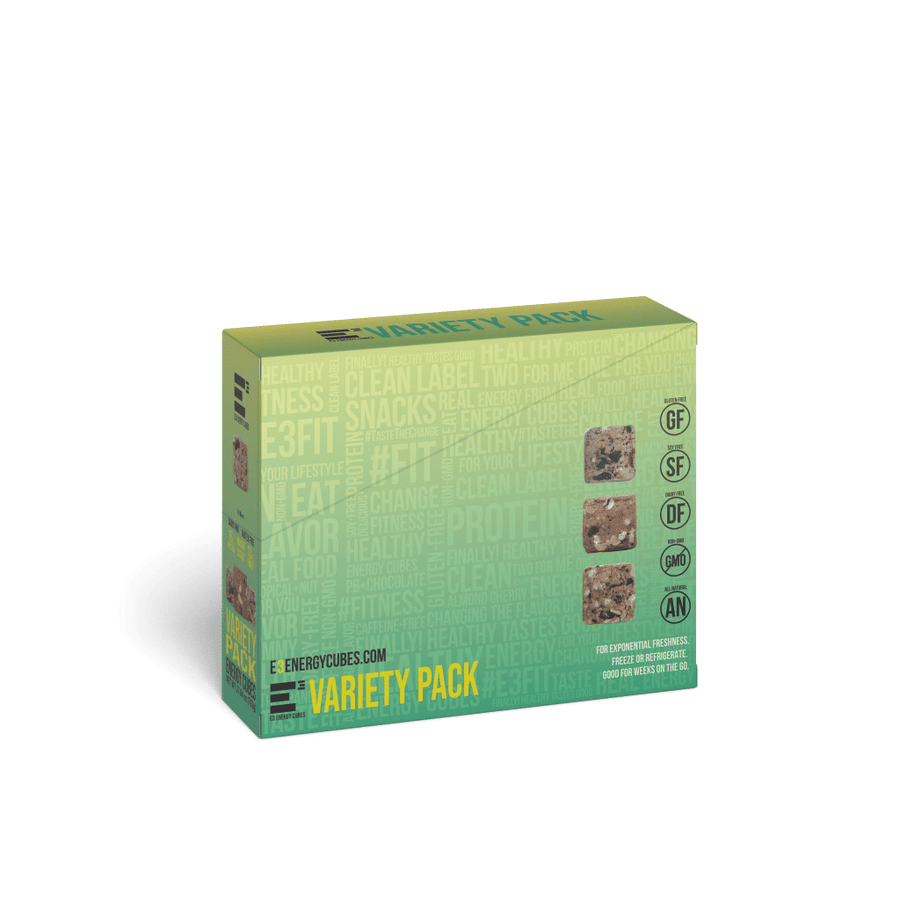 5 Flavor Variety Pack E3 Energy Cubes (12-pack)