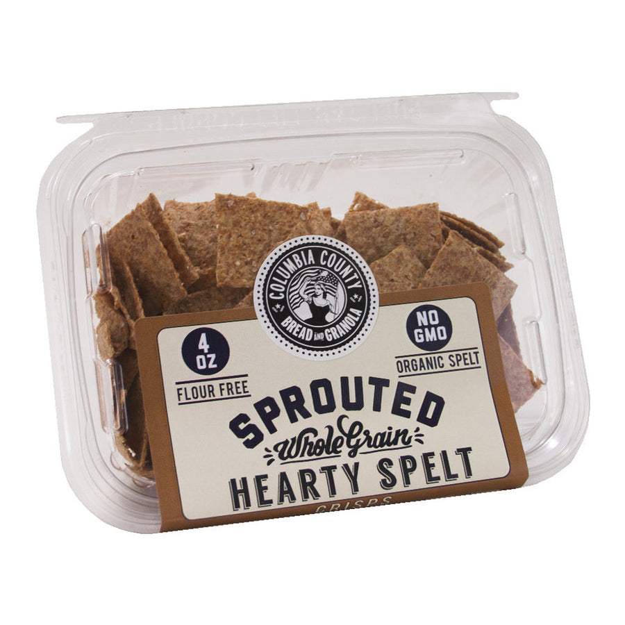 Hearty Spelt Sprouted Whole Grain Crisps