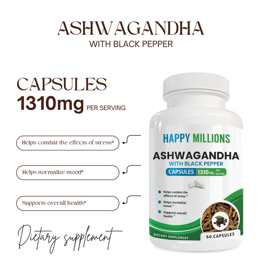 Ashwagandha with Black Pepper Capsules