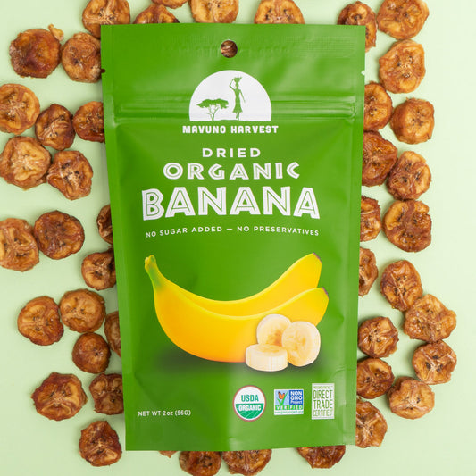 Mavuno Harvest Organic Dried Banana - 1 Pound