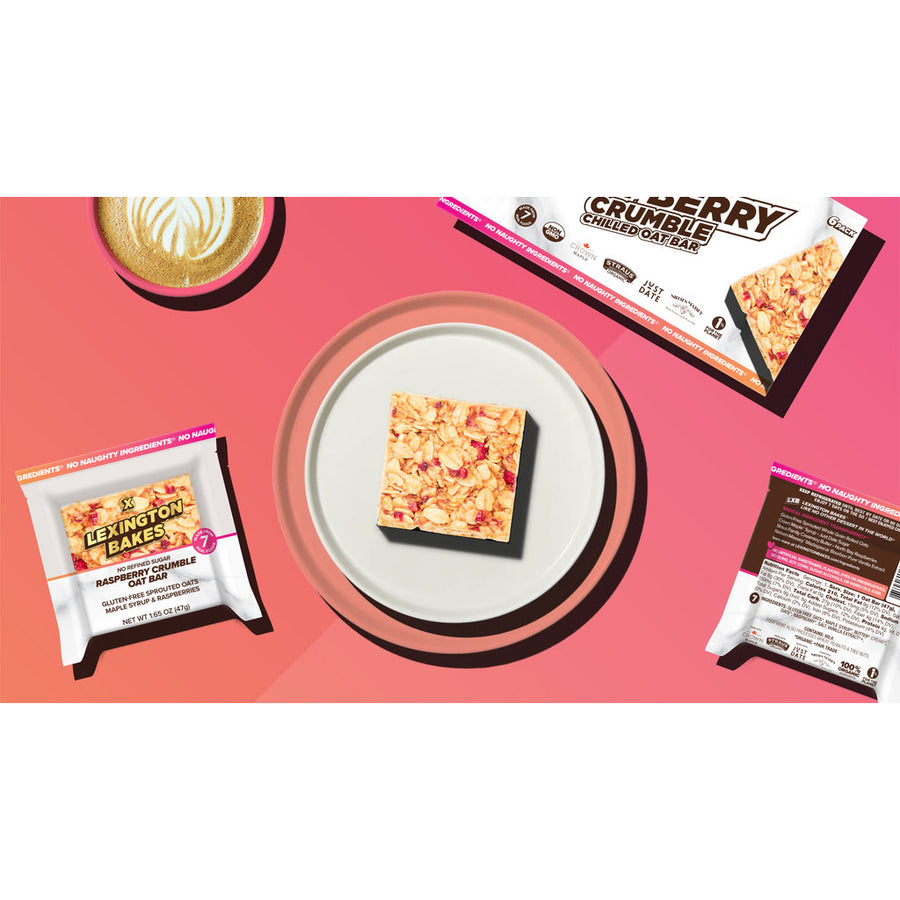 Raspberry Crumble Oat Bar (6-pack)