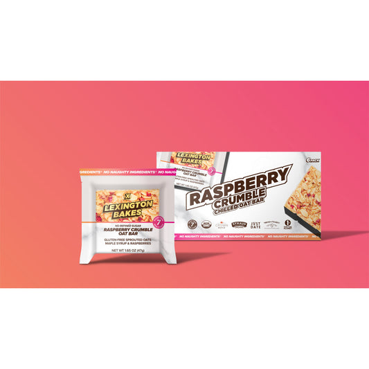 Raspberry Crumble Oat Bar (6-pack)