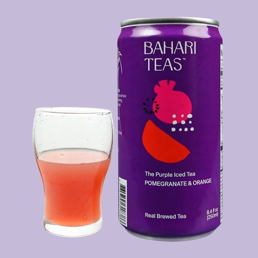 Bahari Pomegranate + Orange Iced Tea (12-Pack)