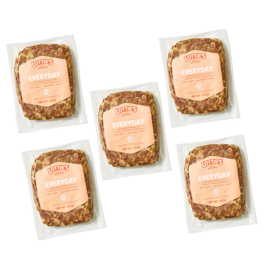 Lottie's Everyday Ground Pork Sausage (5-Pack)