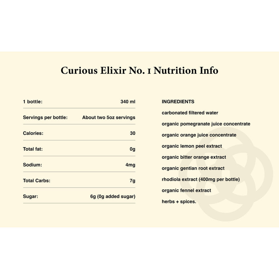 Curious Elixir No. 1 - Negroni Mocktail (Pack)