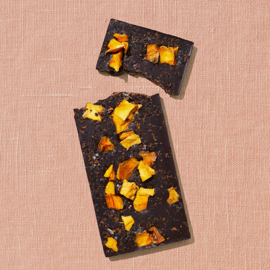 Mango Chili Date-Sweetened Dark Chocolate