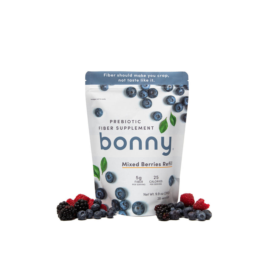 Bonny Prebiotic Fiber - Mixed Berries Powdered Supplement