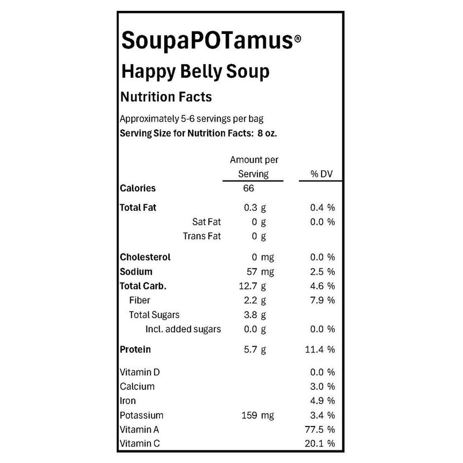 Happy Belly Dehydrated Soup - Gluten-Free (Pack)