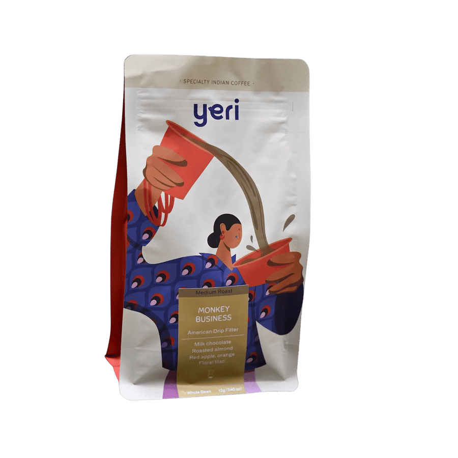 Monkey Business Coffee Blend - Whole Bean Coffee (Pack)
